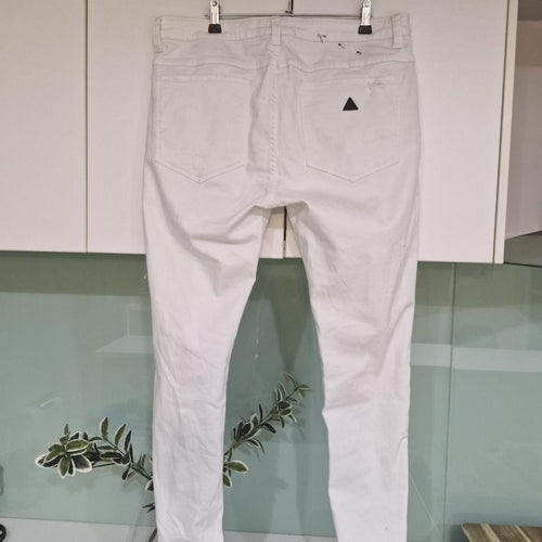 Abrand Crop Distressed Skinny Jeans 36 (16)