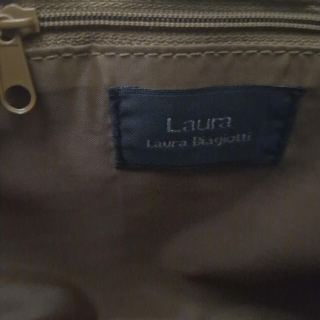 Laura Biagiotti bag in tan and brown