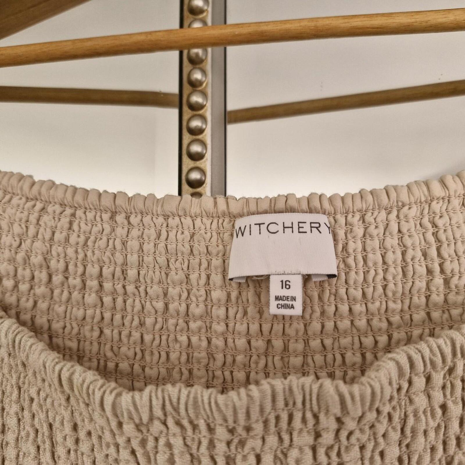 Cream Witchery midi dress