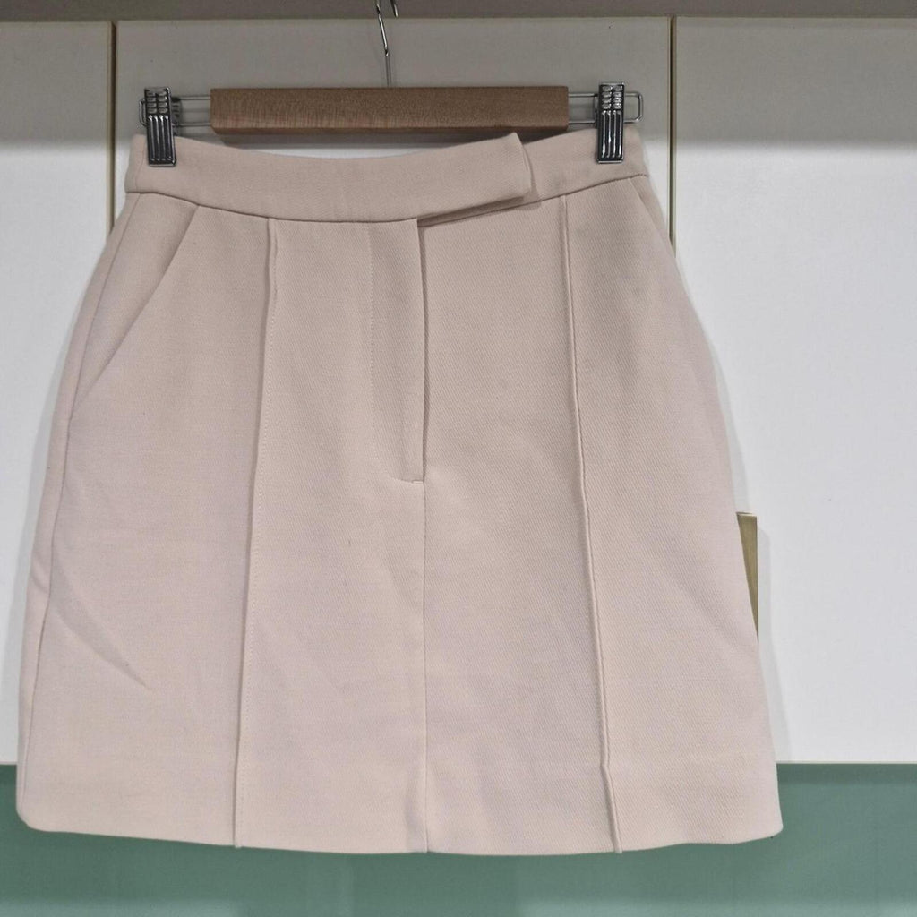 Forever New Beige wool blend mini skirt 6
