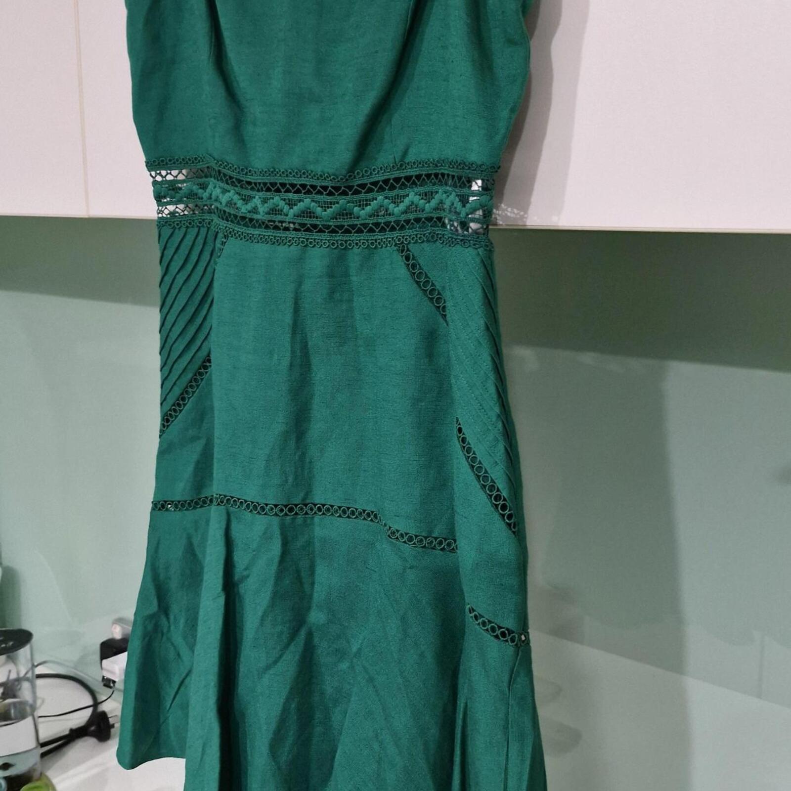 Forever New Green Strappy Dress