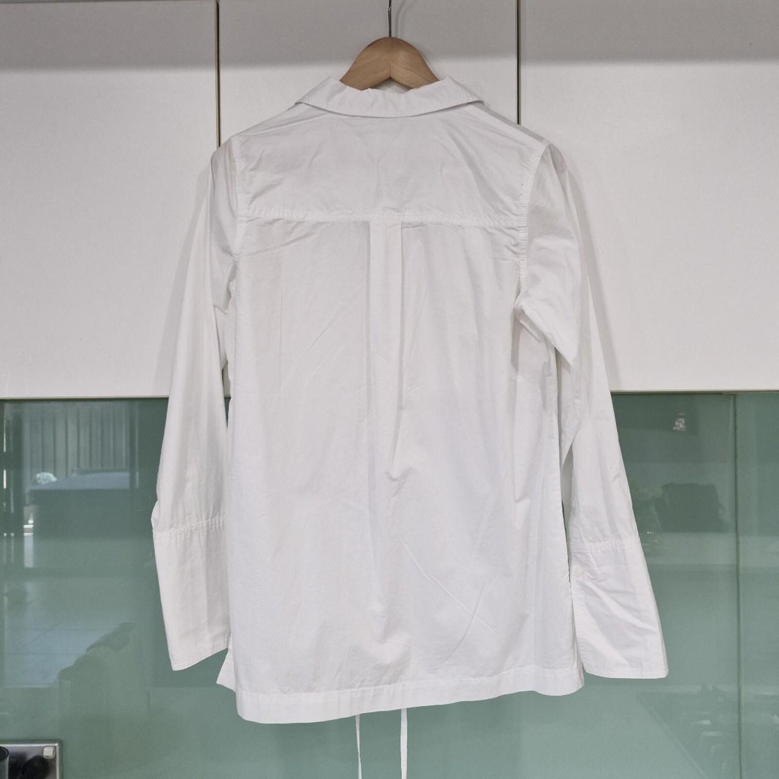 JAG white shirt with tie detail