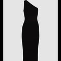 WHITE CLOSET One Shoulder Dress L