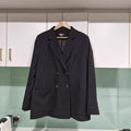 Black DKNY oversized double breasted blazer
