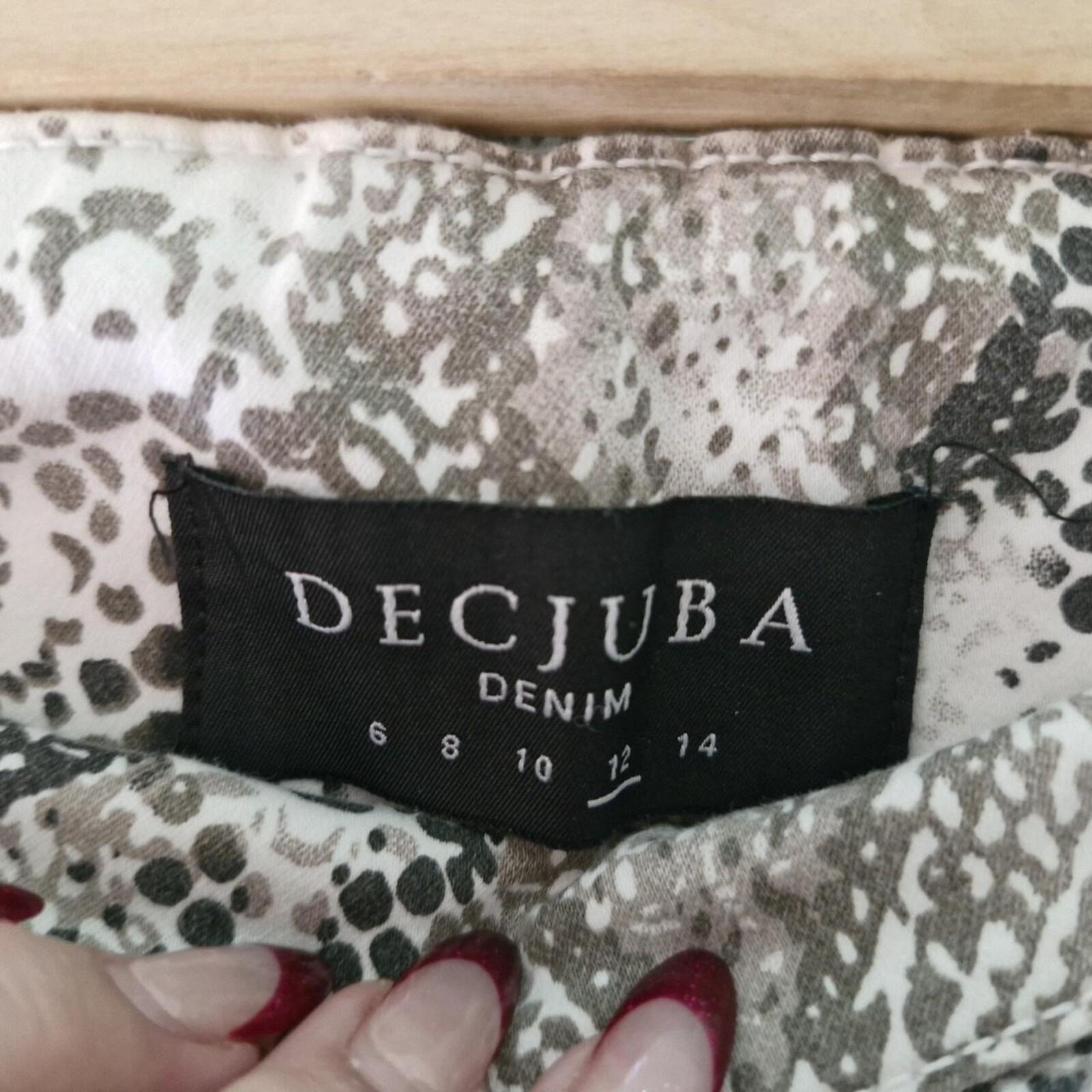 Decjuba snake print skinny pants