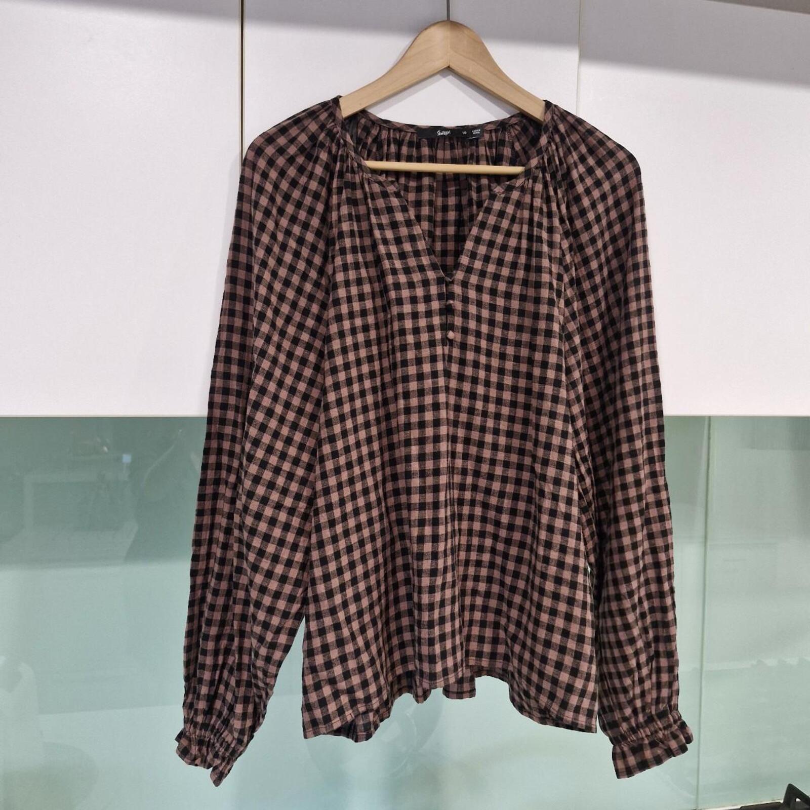 Sportsgirl Check Top