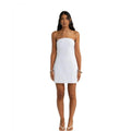 ORTC Lola strapless mini dress in tawny birch