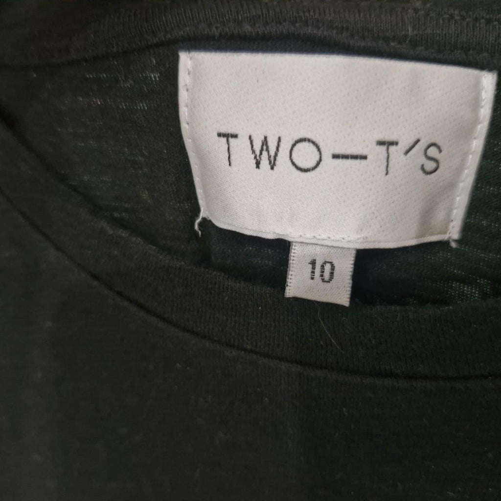 Black Two-T's T-shirt 10