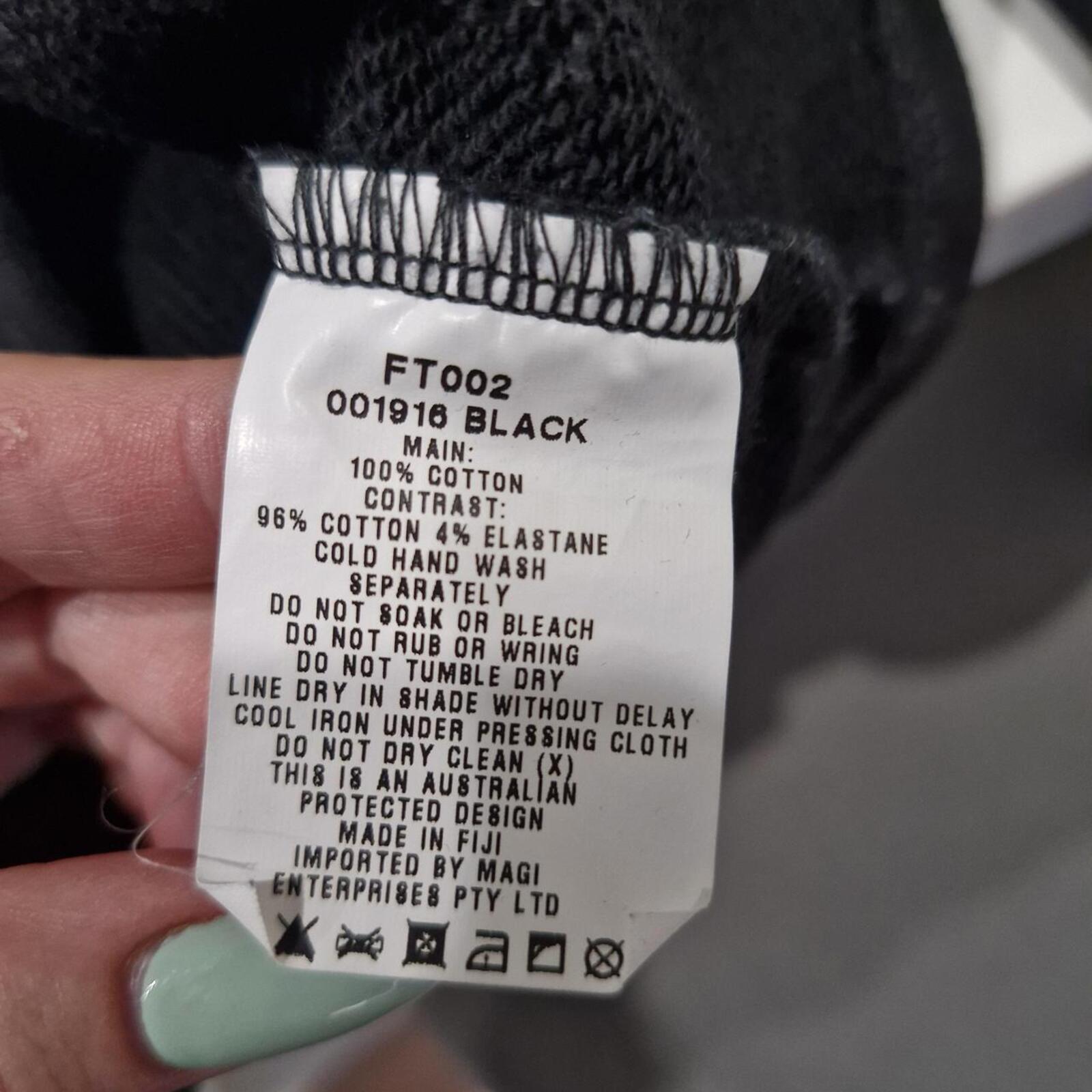 Black Kookai long sleeve top with knot detail 10