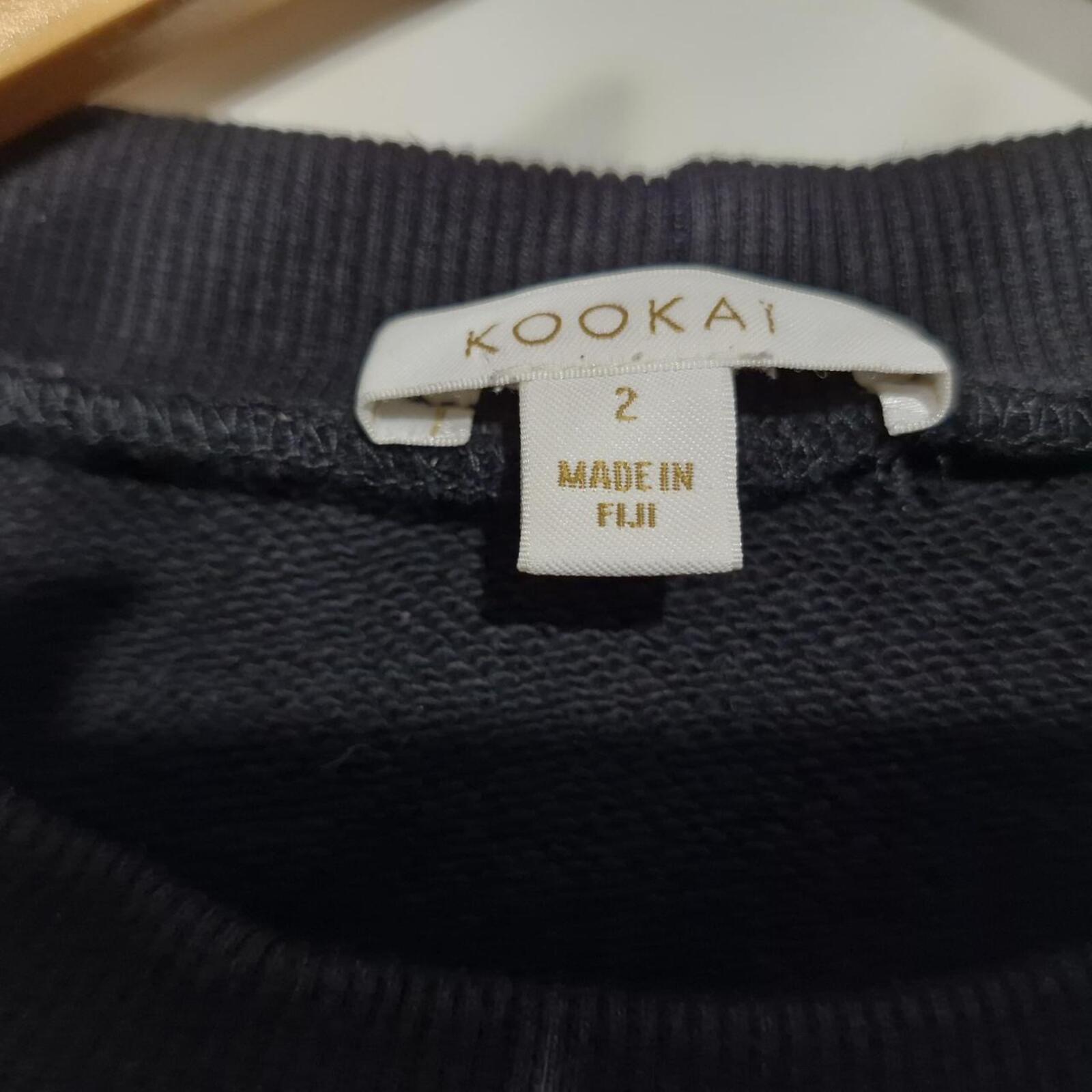Black Kookai long sleeve top with knot detail 10