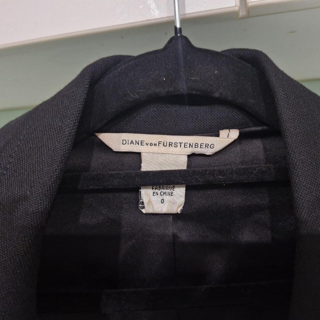 Diane Von Furstenberg Wool Blend Jacket 0 (6-8)