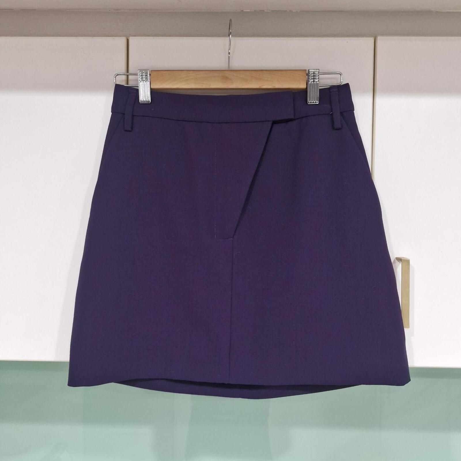 Country Road purple/navy wool skirt
