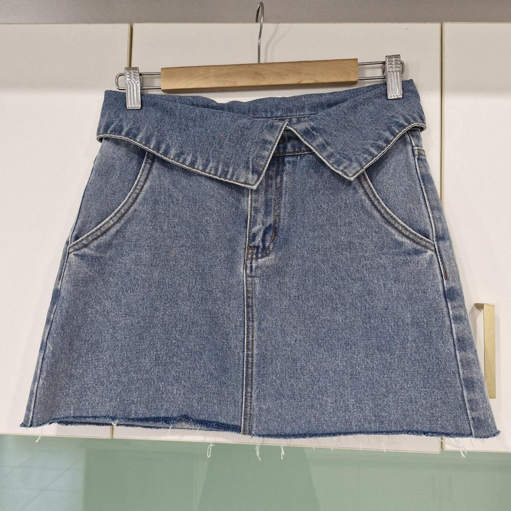 SNDYS Eve Mini Denim Skirt