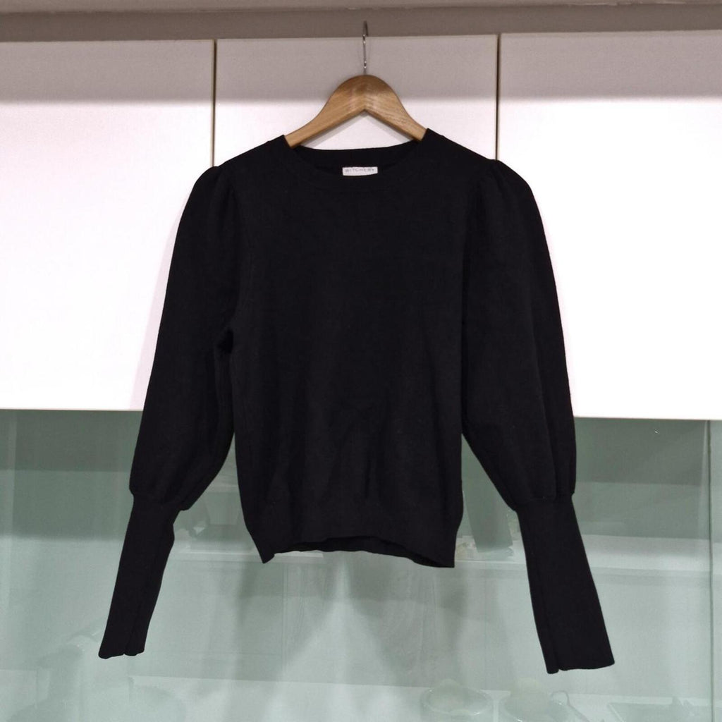 Witchery Round Neck Black Jumper XS