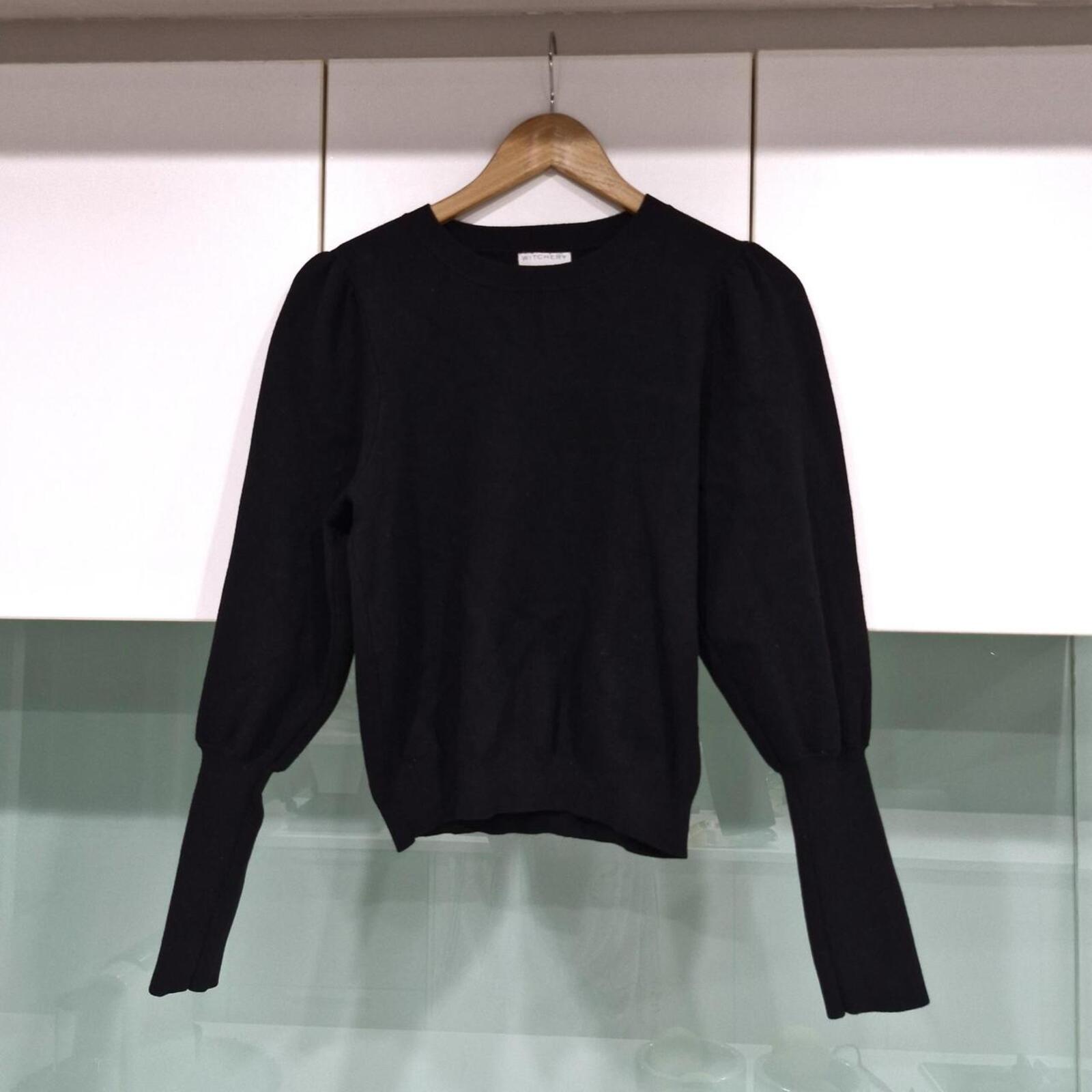 Witchery Round Neck Black Jumper XS