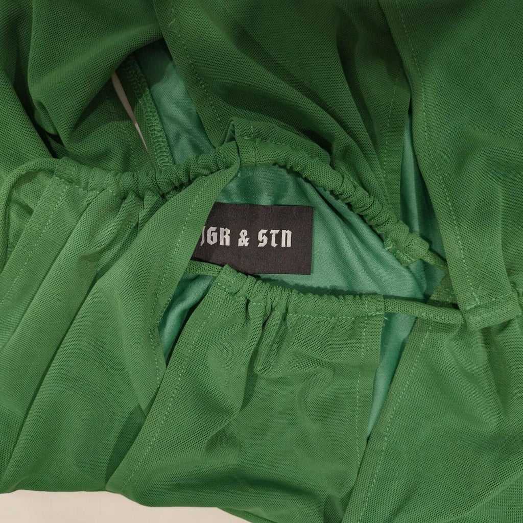 JGR & STN green maxi dress