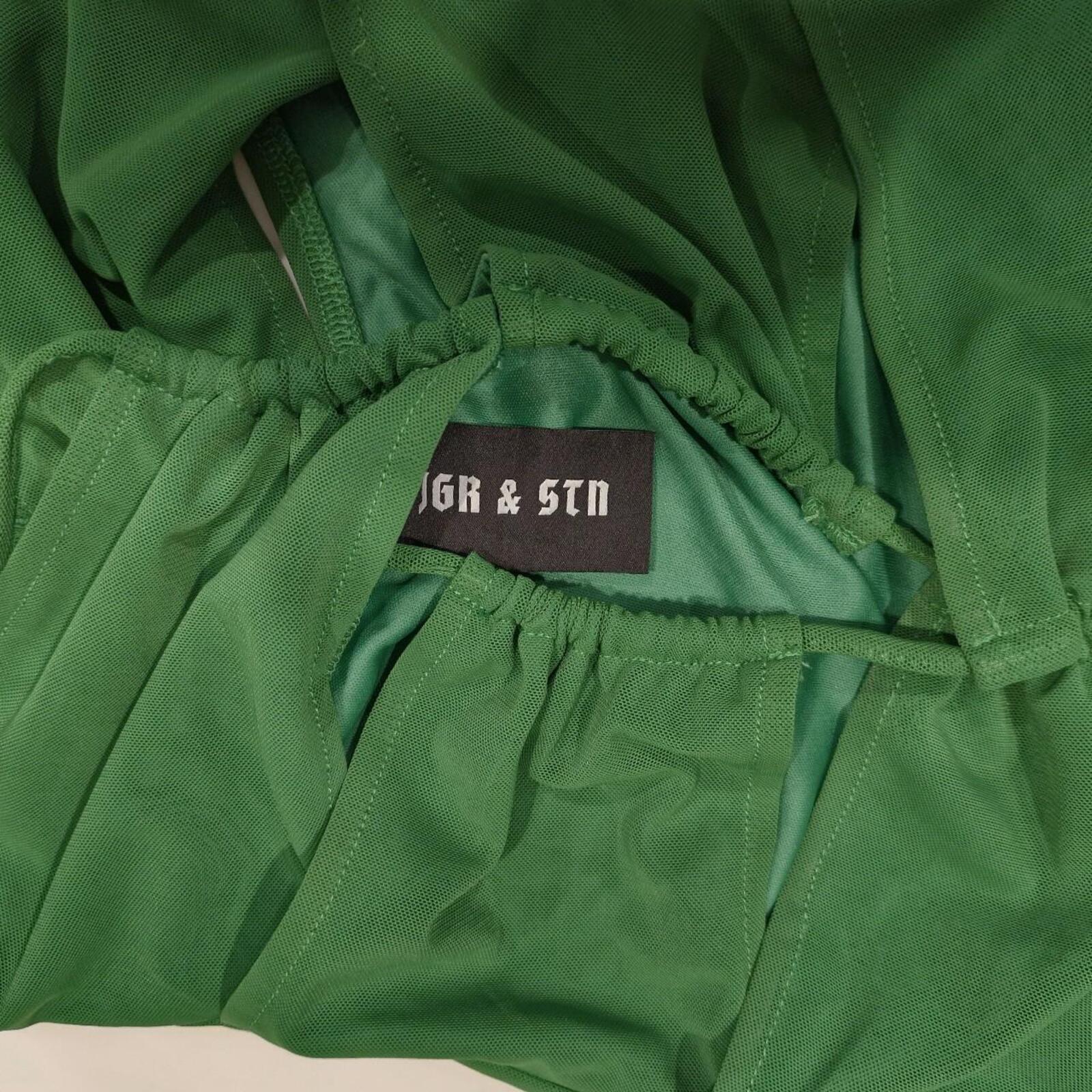 JGR & STN green maxi dress
