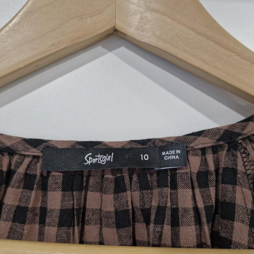 Sportsgirl Check Top