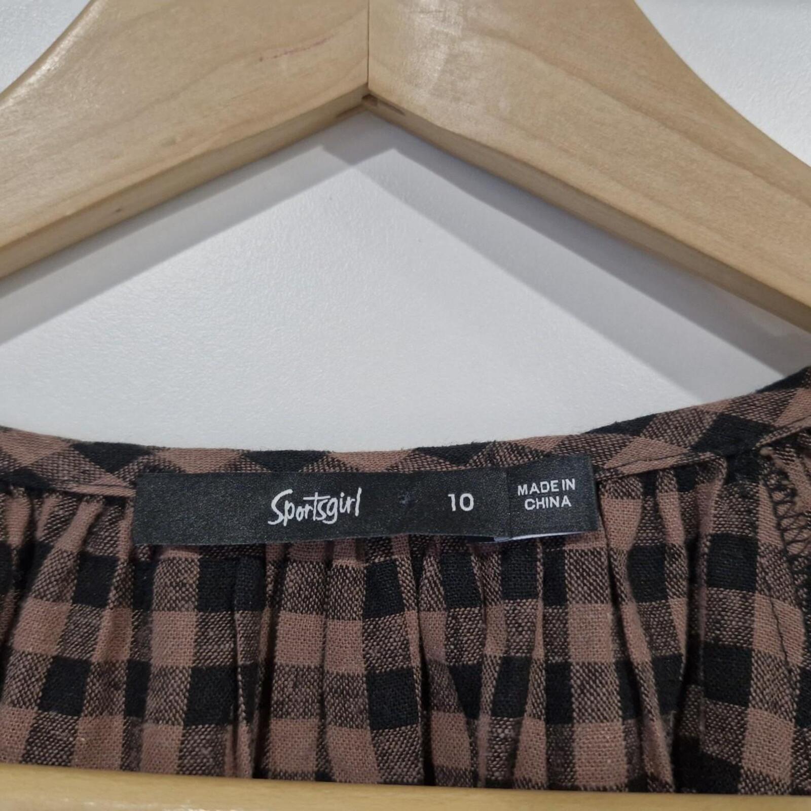 Sportsgirl Check Top