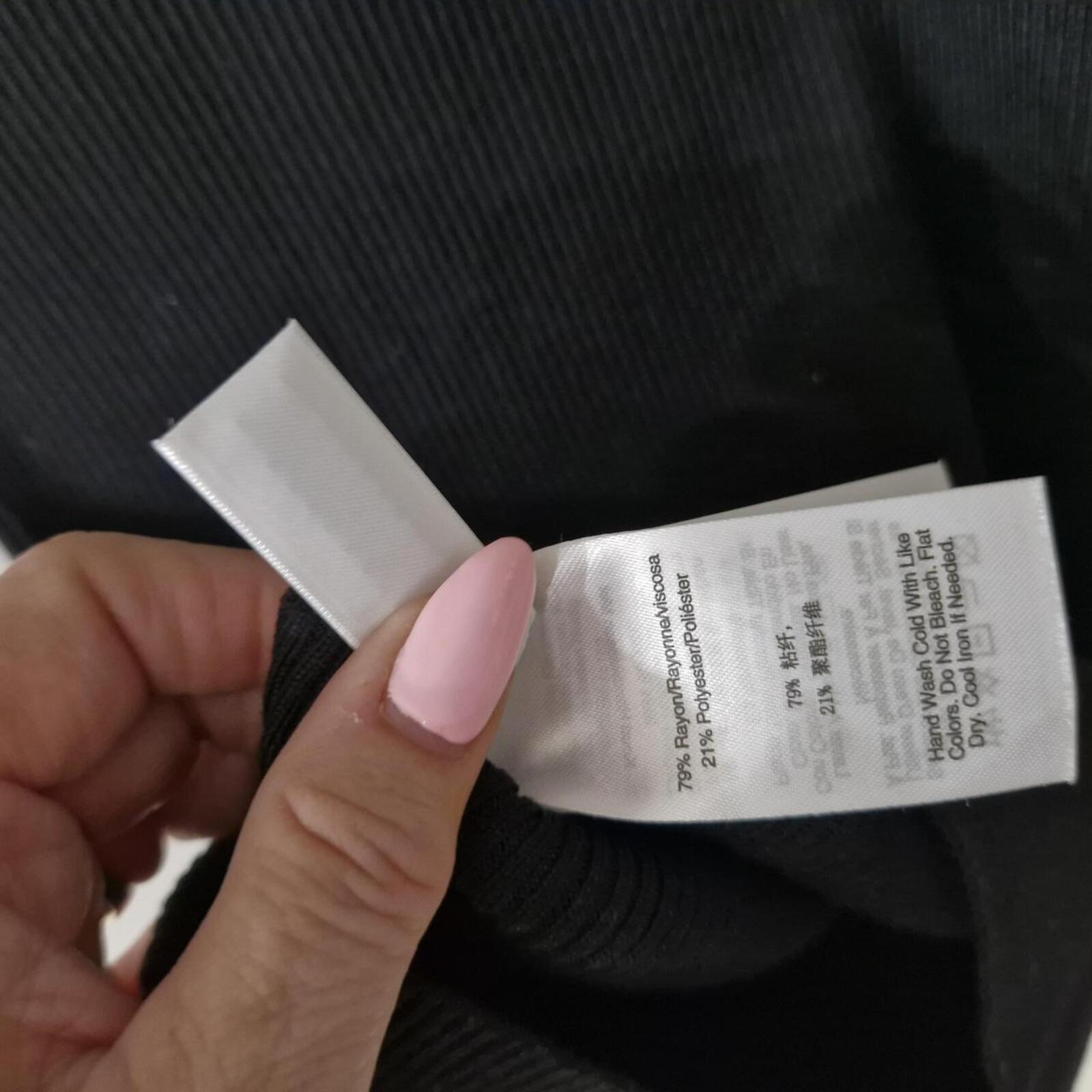 DKNY Ribbed Maxi Dress XS