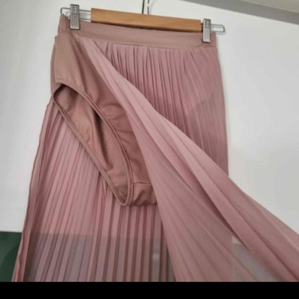 Cotton Candy Sheer Skirt With Hotpants M