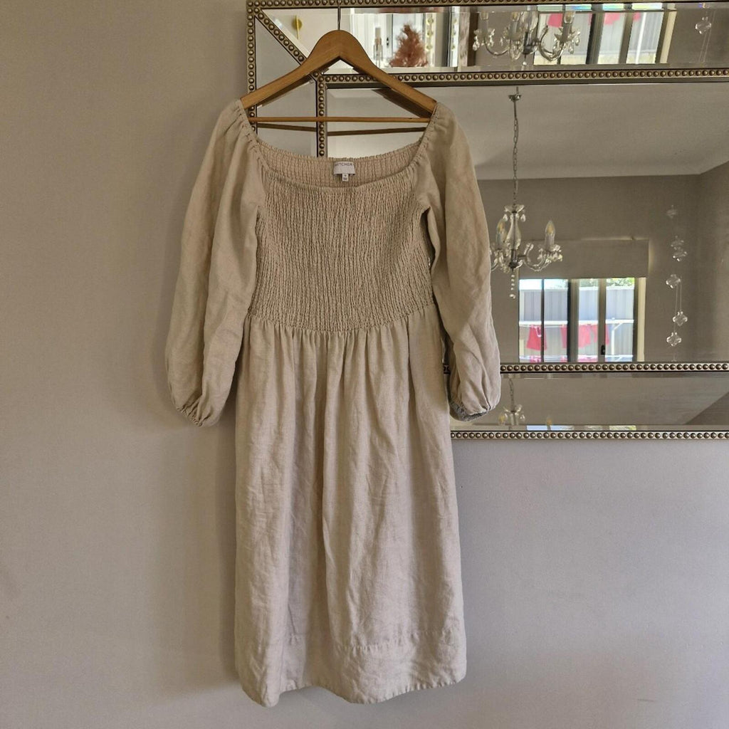 Cream Witchery midi dress