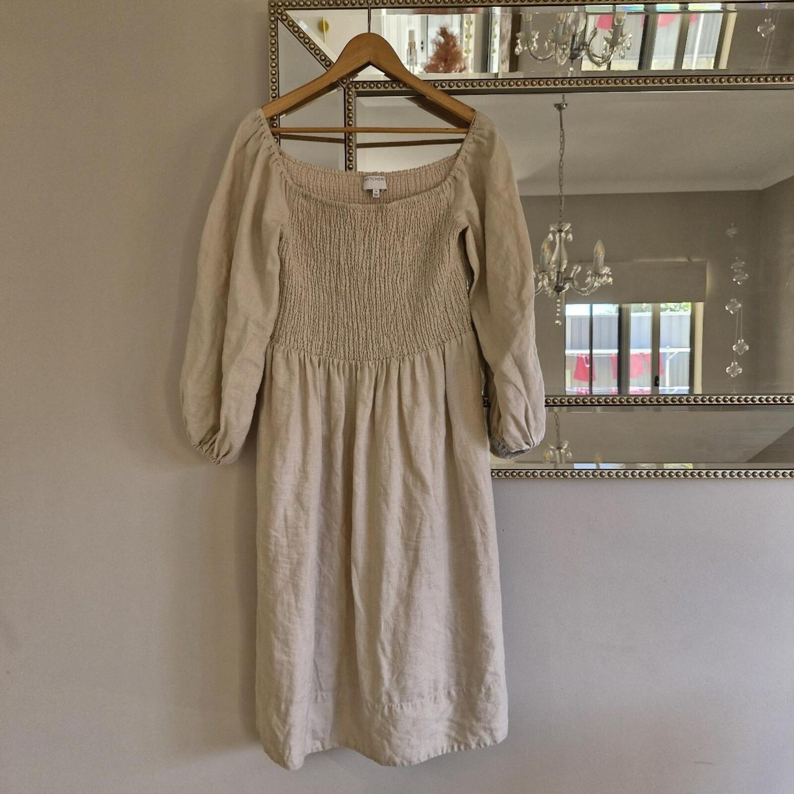 Cream Witchery midi dress