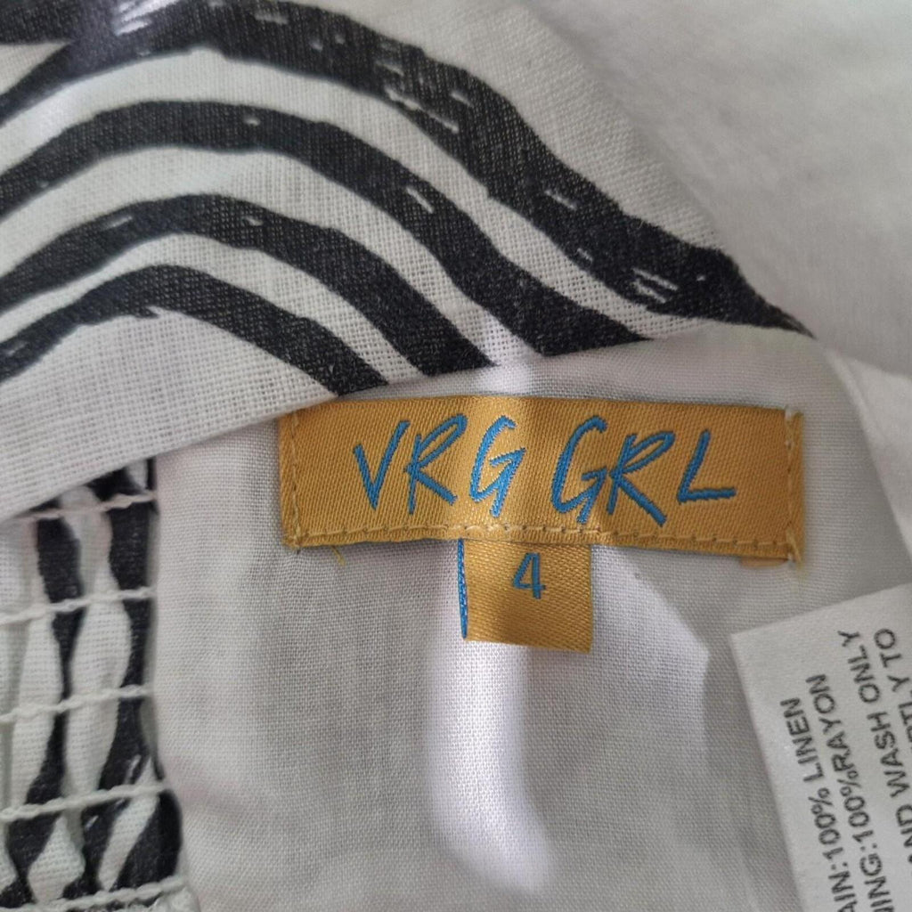 VRG GRL Find Your Tempo Linen Crop Top XXS