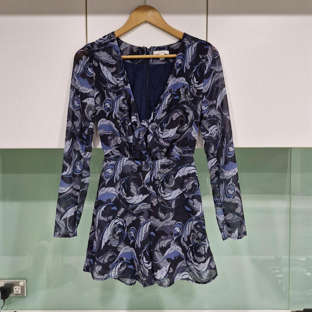 Kookai Jardin Tie Front Playsuit