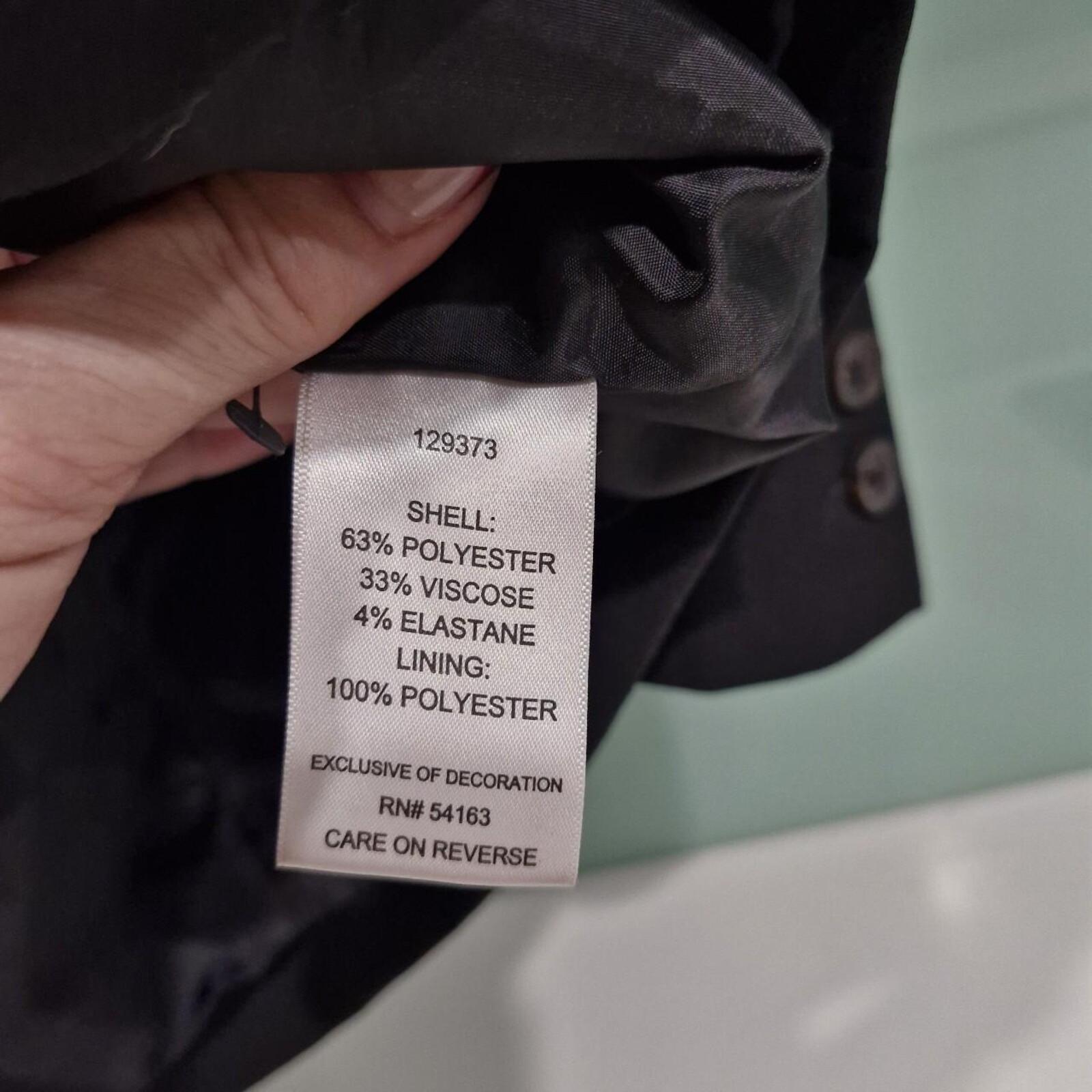 Black DKNY oversized double breasted blazer
