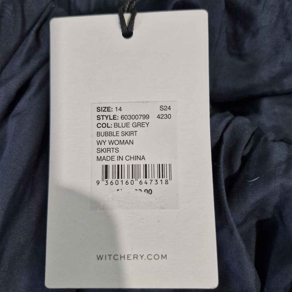 Witchery Navy Bubble Skirt