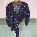 Portmans Wrap Polkadot Top 10